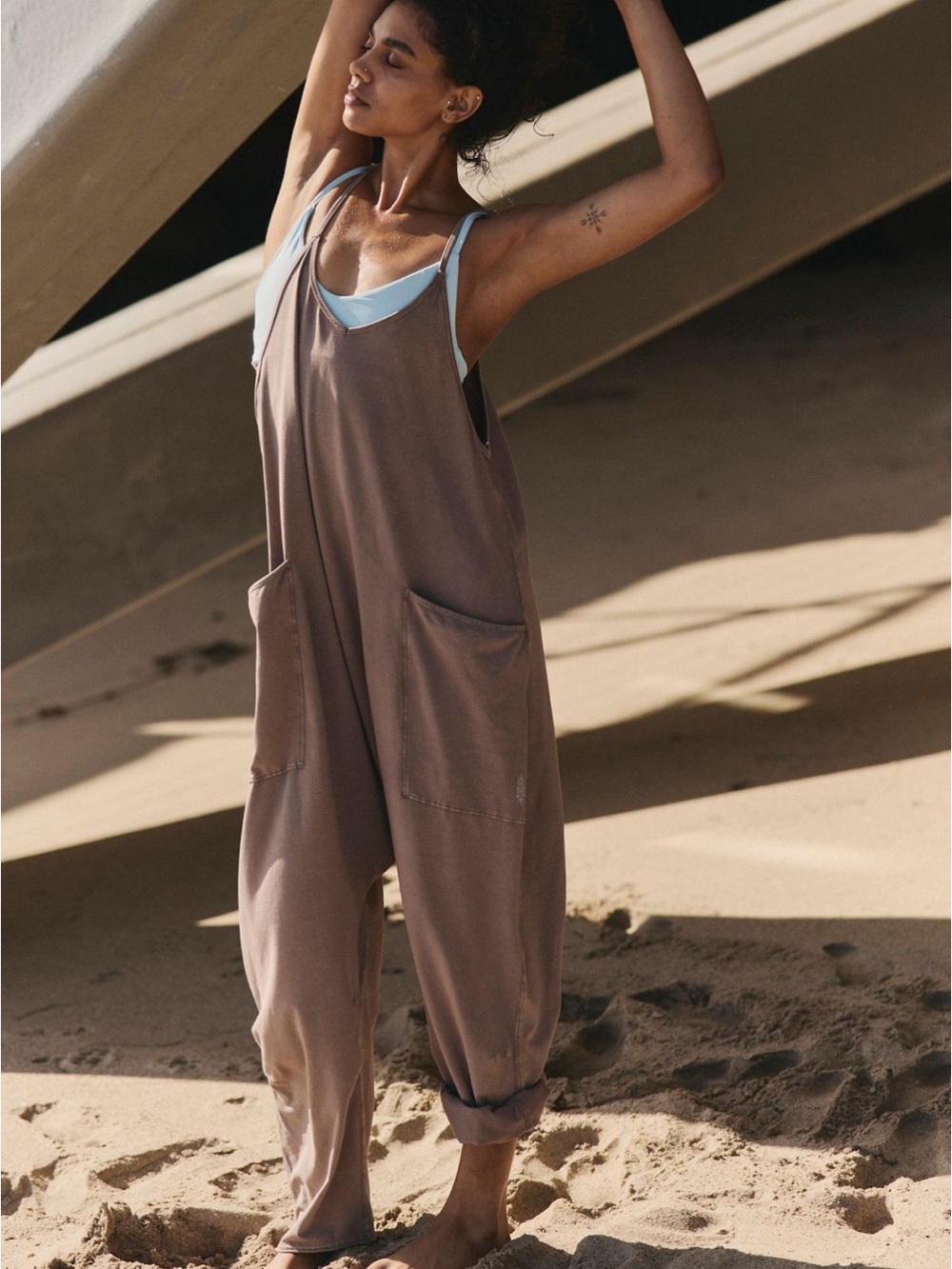 Free People  Relaxed Utility Jumpsuit